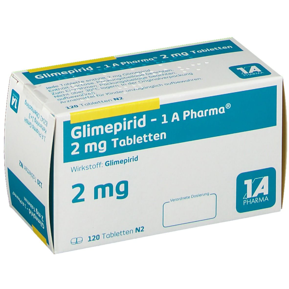 Glimepirid 1A Pharma® 2Mg