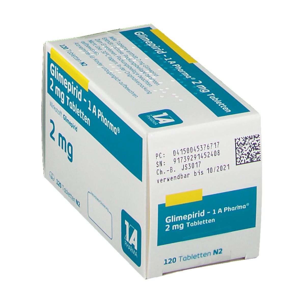 Glimepirid 1A Pharma® 2Mg