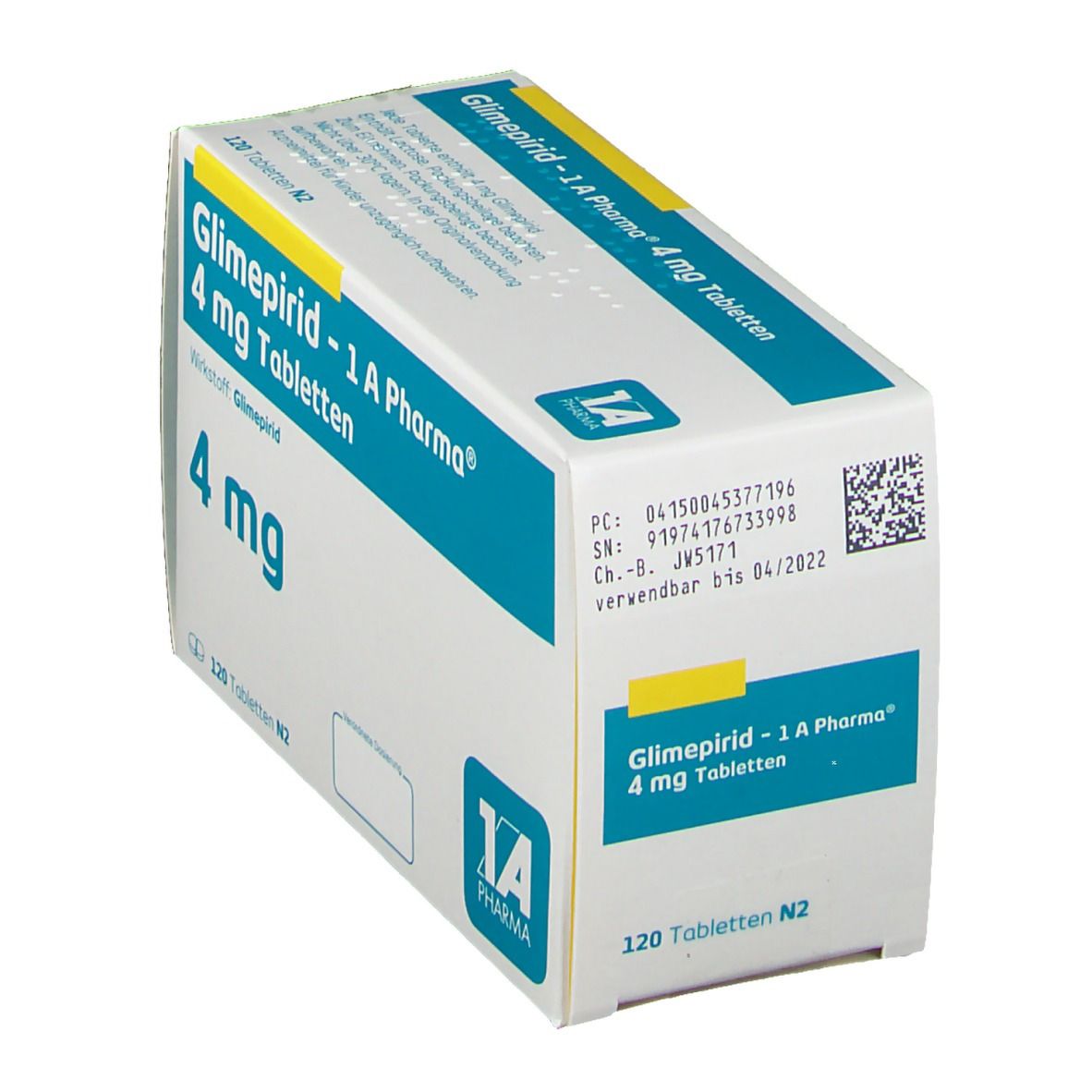 Glimepirid 1A Pharma® 4Mg