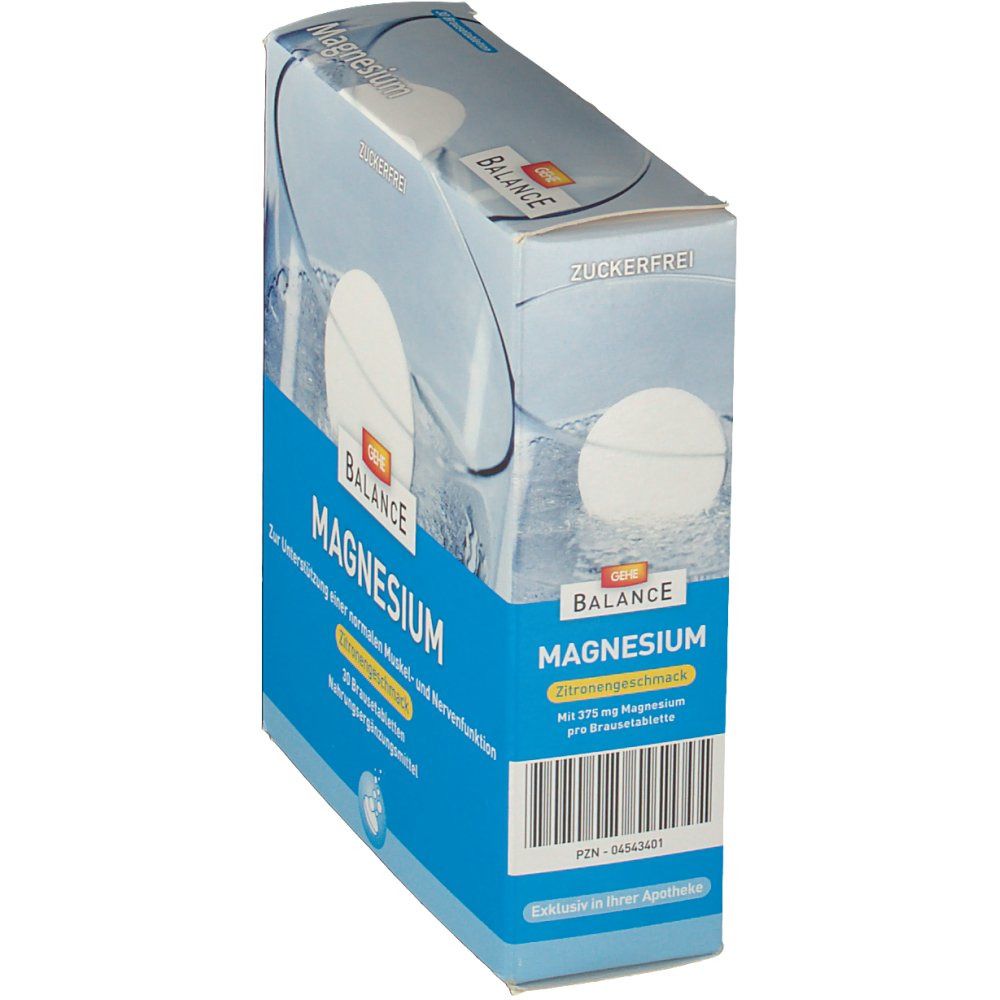 GEHE BALANCE Magnesium 375 mg Zitronengeschmack