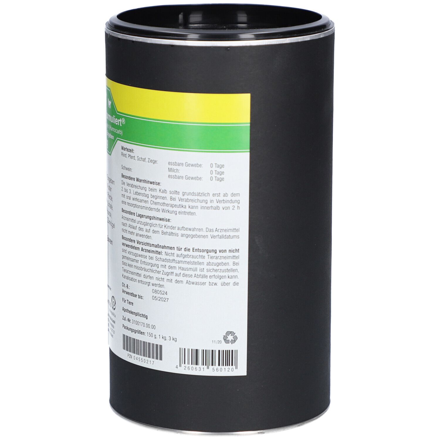 WH HUMOCARB formuliert Pulver vet. 1 kg
