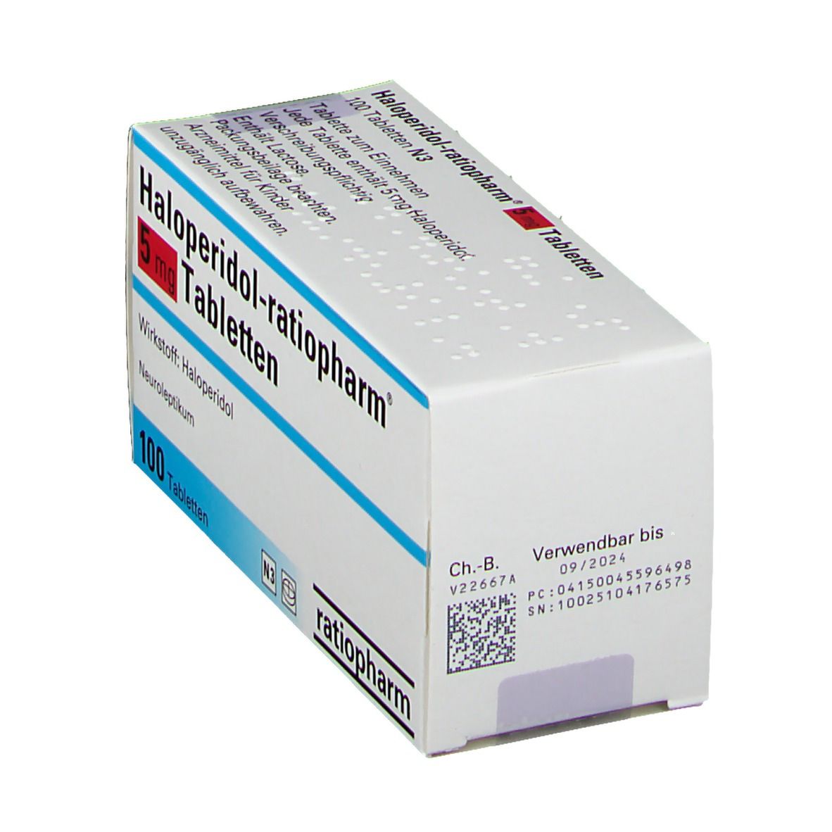 HALOPERIDOL-ratiopharm 5 mg Tabletten 100 St