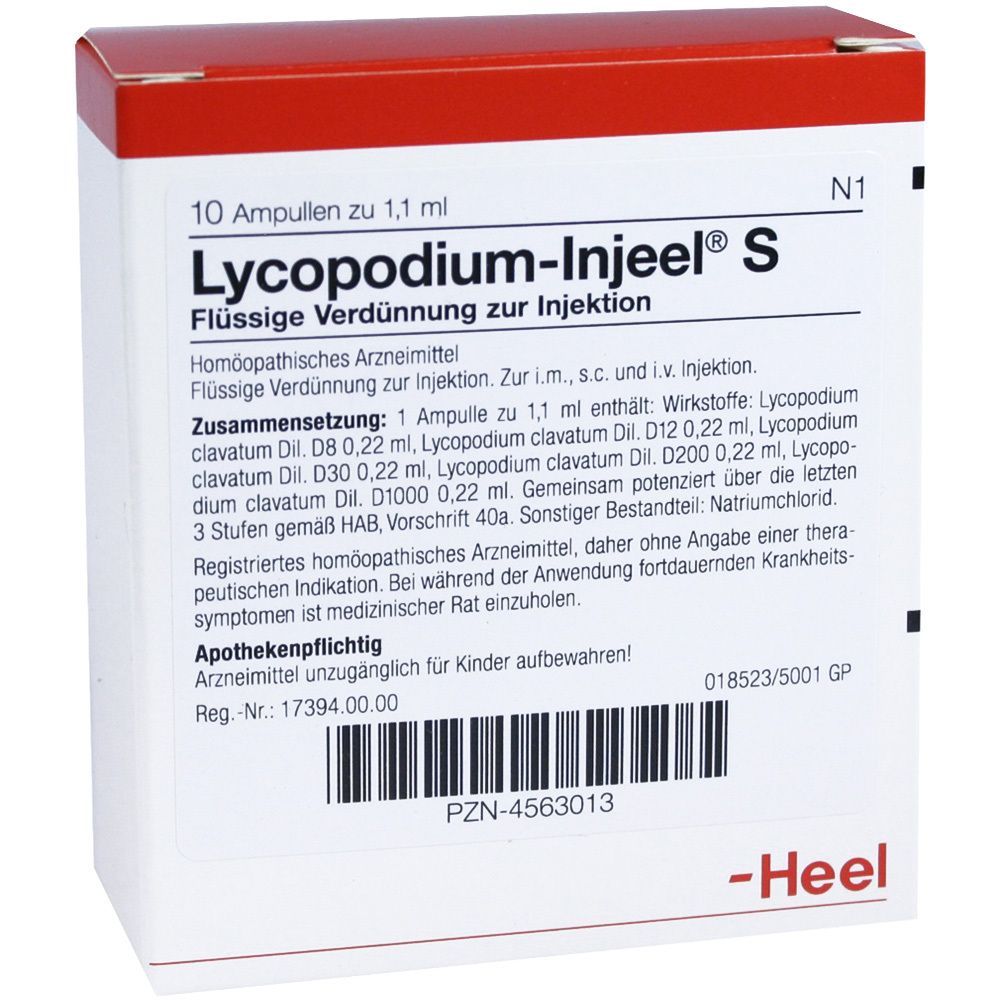 Lycopodium Injeel S Ampullen 10 St