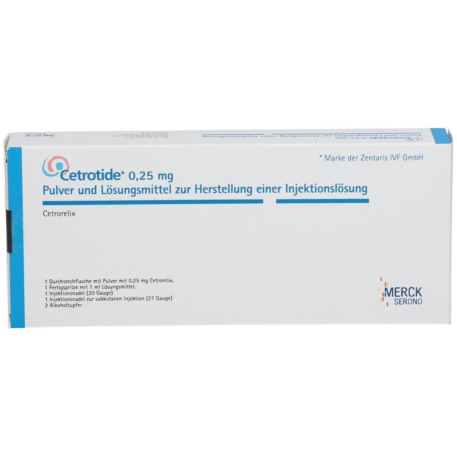 CETROTIDE 0,25 mg Plv.u.Lsm.z.H.e.Injektionslsg.