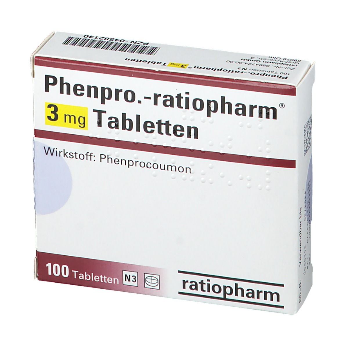 Phenpro.-ratiopharm® 3 mg