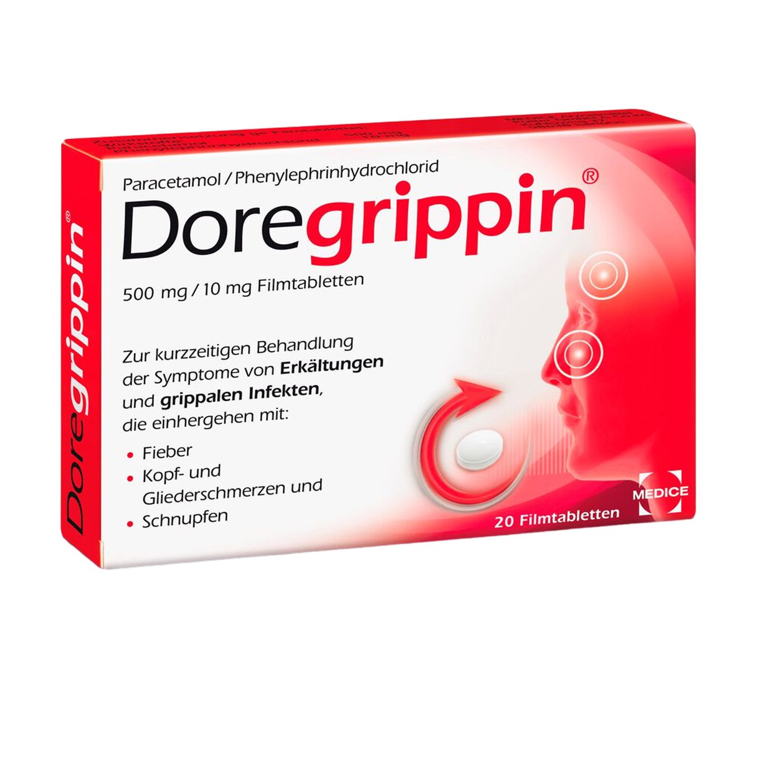 Doregrippin Tabletten bei Erkältungsschmerzen