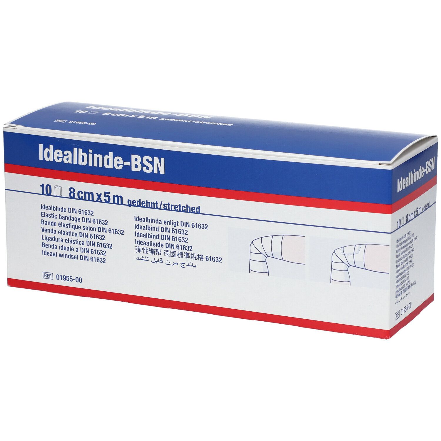 Idealbinde bmp 8 cmx5 m blau 10 St Binden