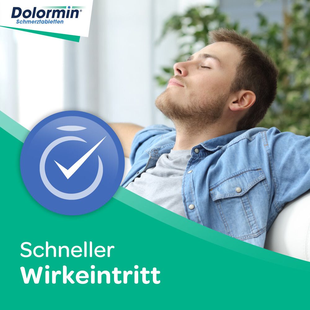 Dolormin Schmerztabletten mit 200 mg Ibuprofen bei Schmerzen und Fieber