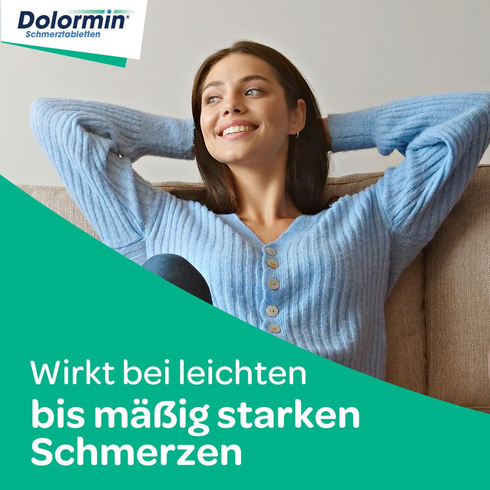 Dolormin Schmerztabletten mit 200 mg Ibuprofen bei Schmerzen und Fieber