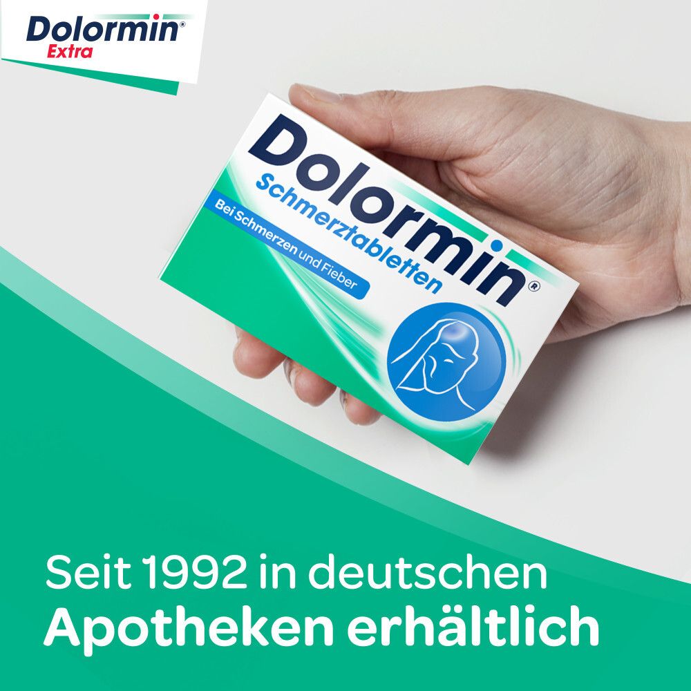 Dolormin Schmerztabletten mit 200 mg Ibuprofen bei Schmerzen und Fieber