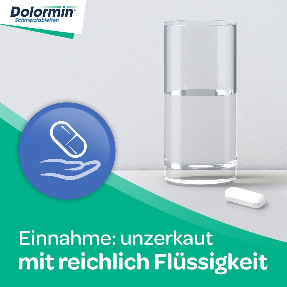 Dolormin Schmerztabletten mit 200 mg Ibuprofen bei Schmerzen und Fieber