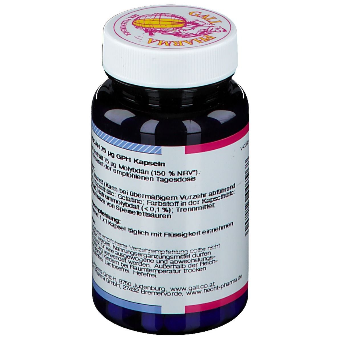 GALL PHARMA Molybdän 75 µg GPH 60 St - Shop Apotheke