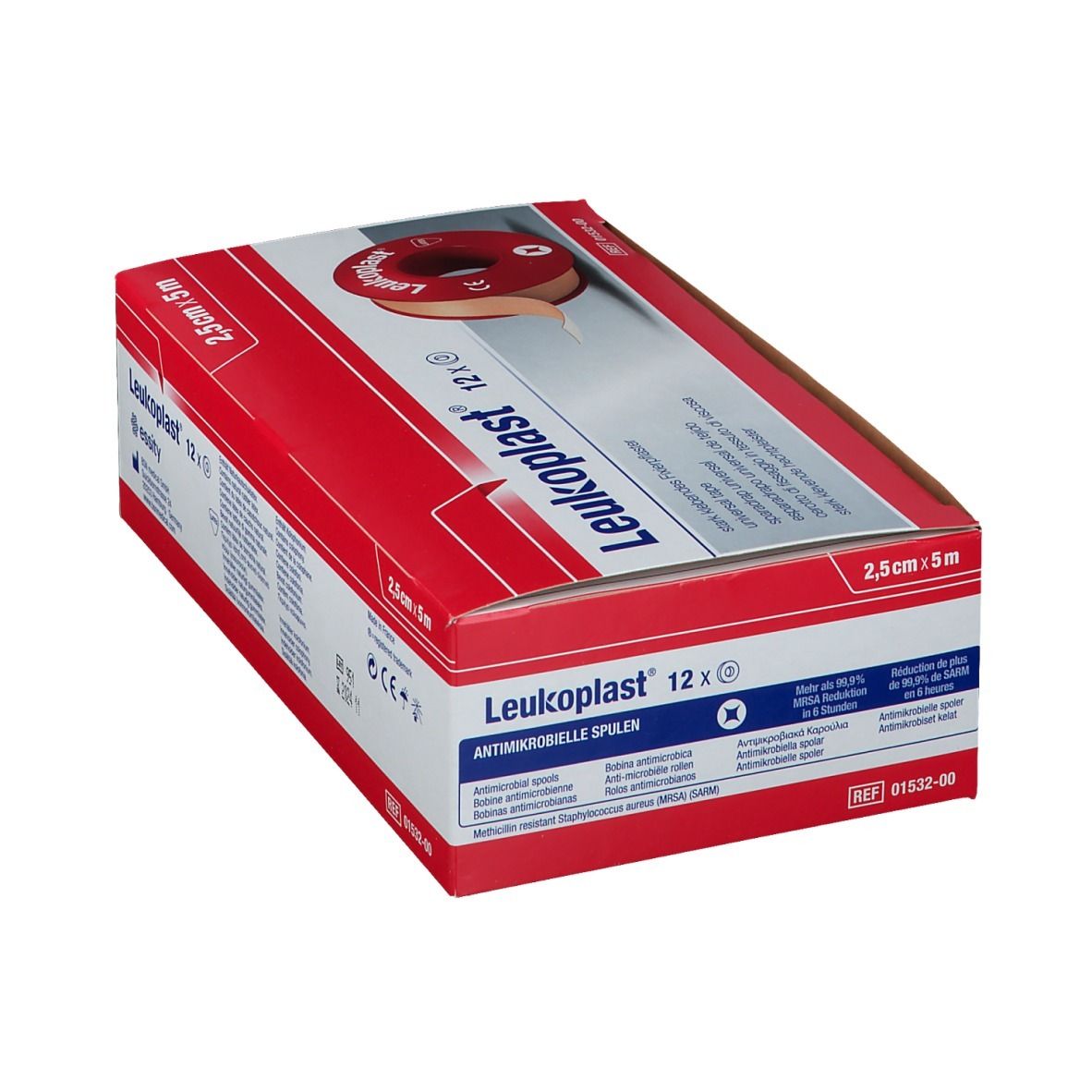 Leukoplast® 2,5 cm x 5 m 12 St - Shop Apotheke