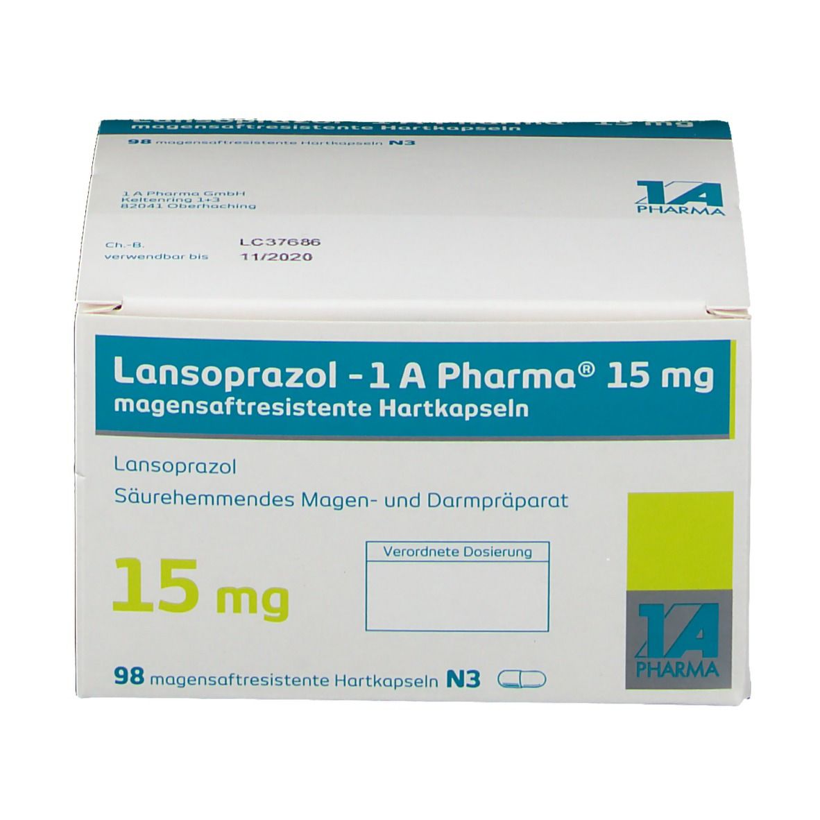 Lansoprazol 1A Pharma® 15Mg
