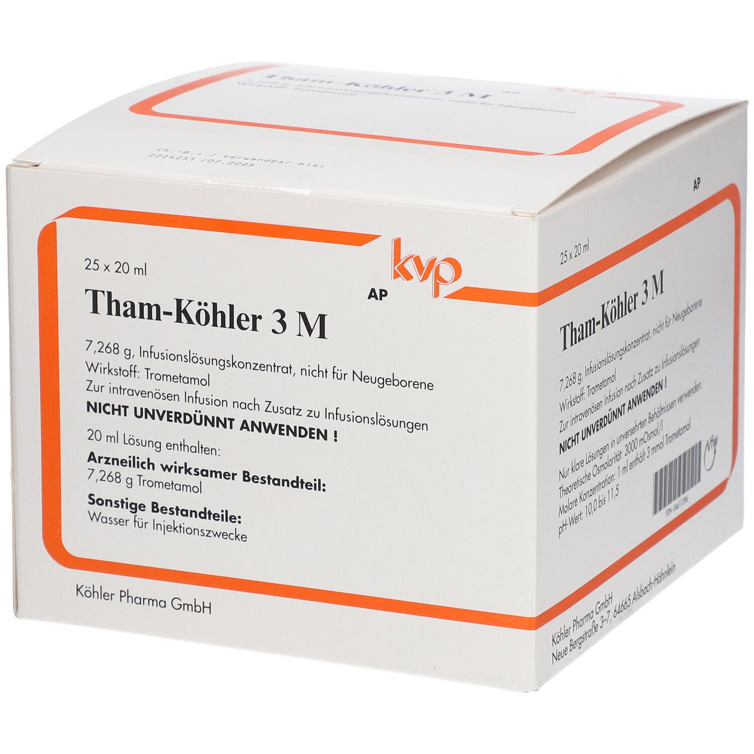 THAM KOEHLER 3 M Ampullen