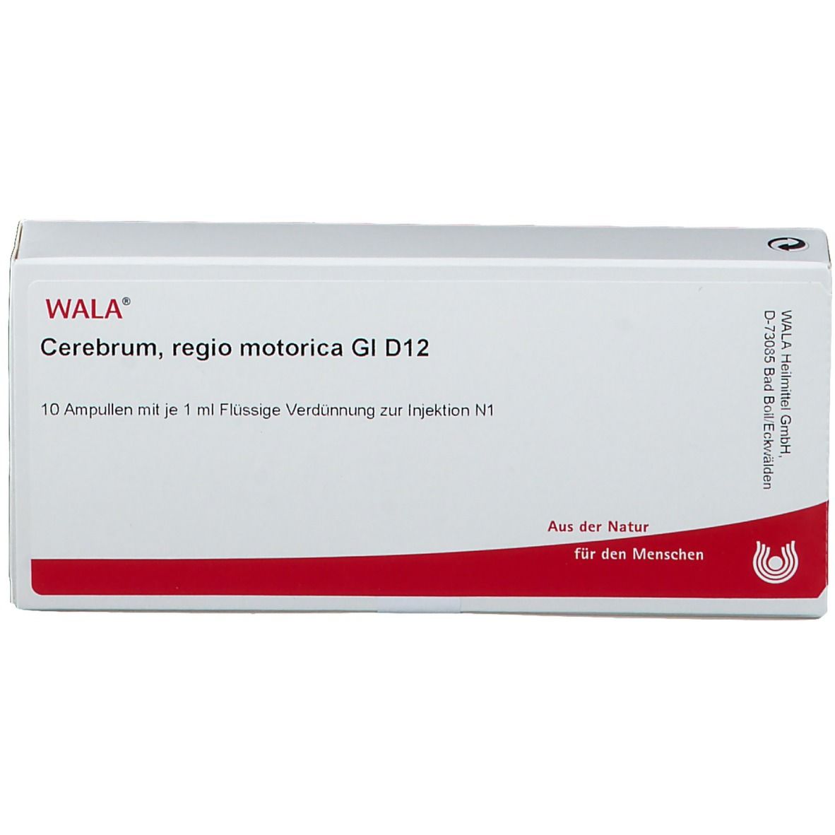 WALA® Cerebrum regio motorica Gl D 12