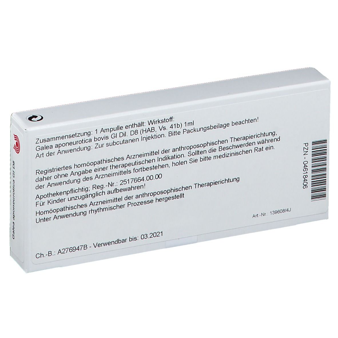 WALA® Galea aponeurotica Gl D 8