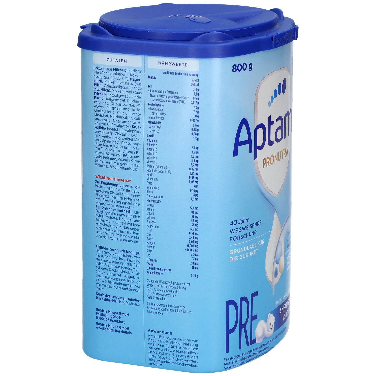 Aptamil® Pronutra Pre Anfangsmilch von Geburt an 300 g - SHOP APOTHEKE