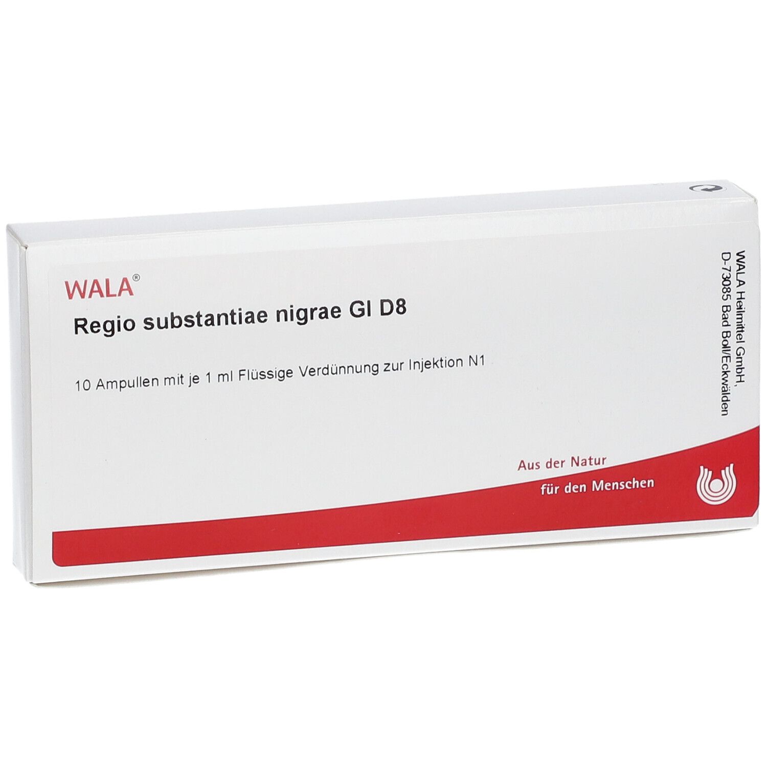 WALA® Regio substantiae nigrae Gl D 8