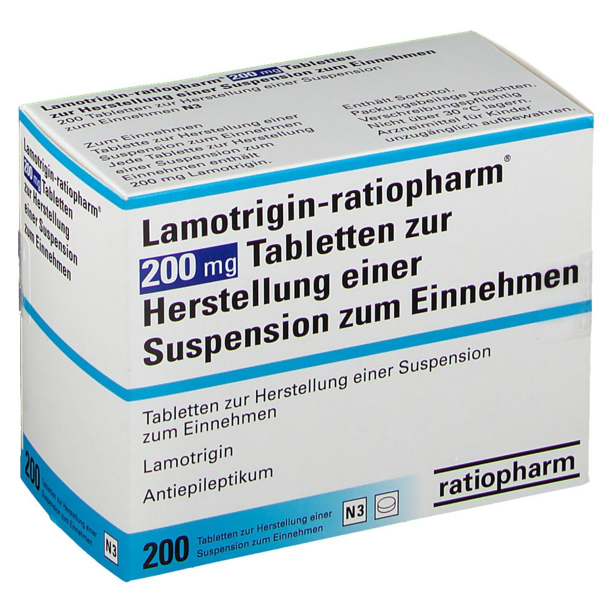Lamotrigin-ratiopharm® 200 mg