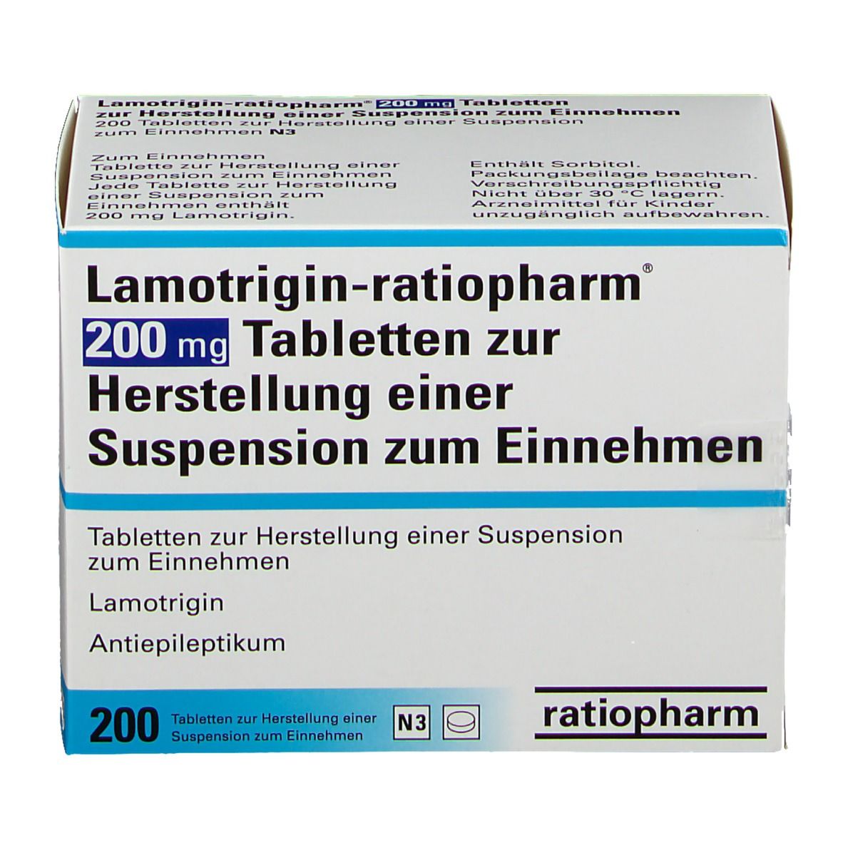 Lamotrigin-ratiopharm® 200 mg