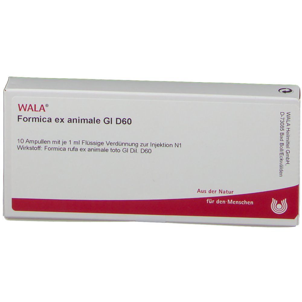 WALA® Formica Ex Animale Gl D 60 Amp.