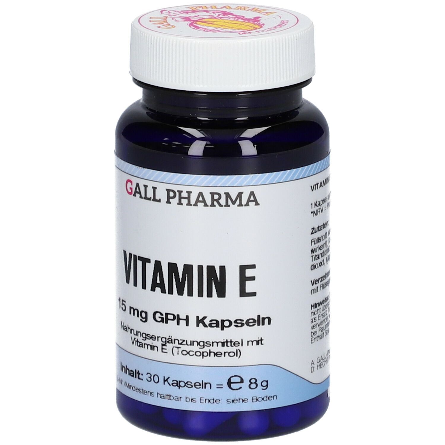 GALL PHARMA Vitamin E 15 mg