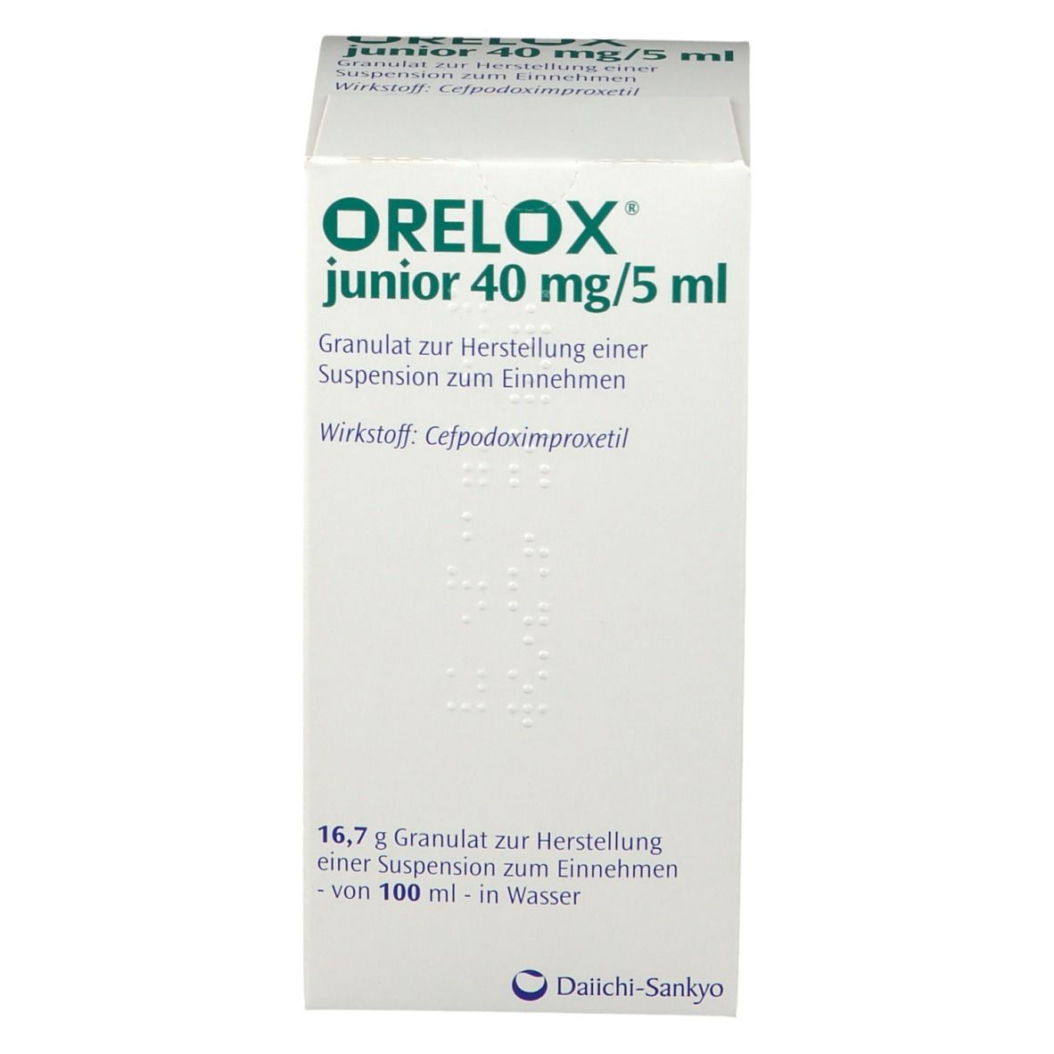 ORELOX® junior Saft
