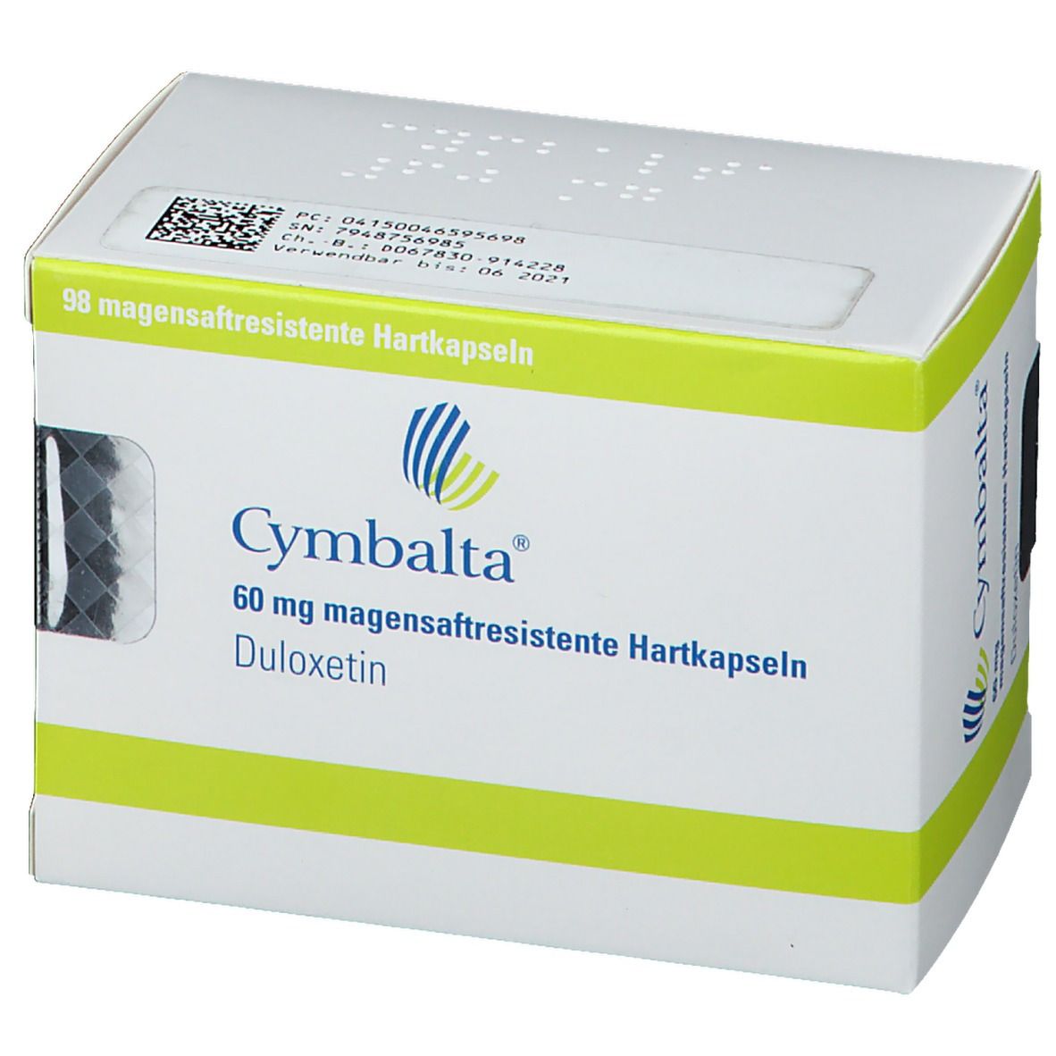 Cymbalta 60 mg 98 St mit dem E Rezept kaufen Shop Apotheke