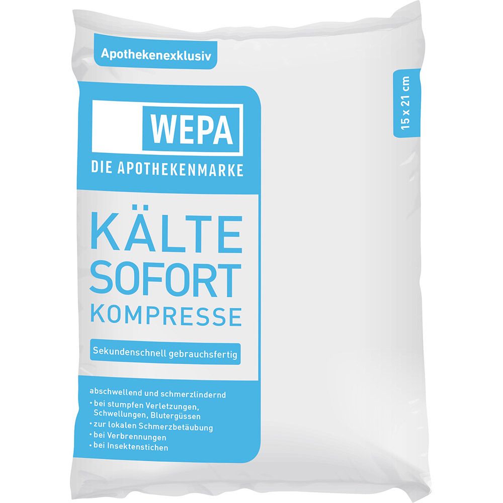 WEPA Einmal-Kälte-Sofort-Kompresse 15 x 21 cm