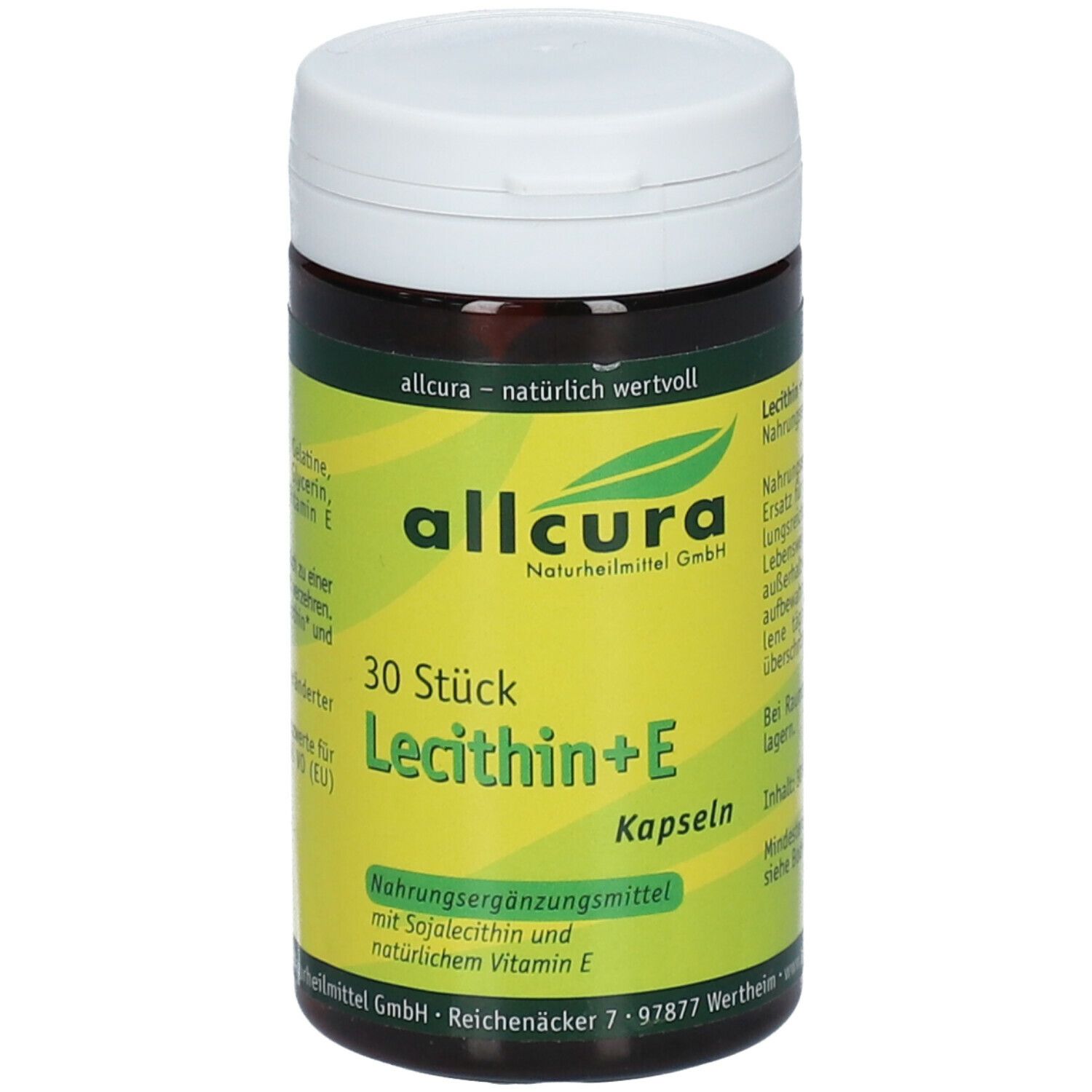 allcura Lecithin Kapseln + Vitamin E Kapseln