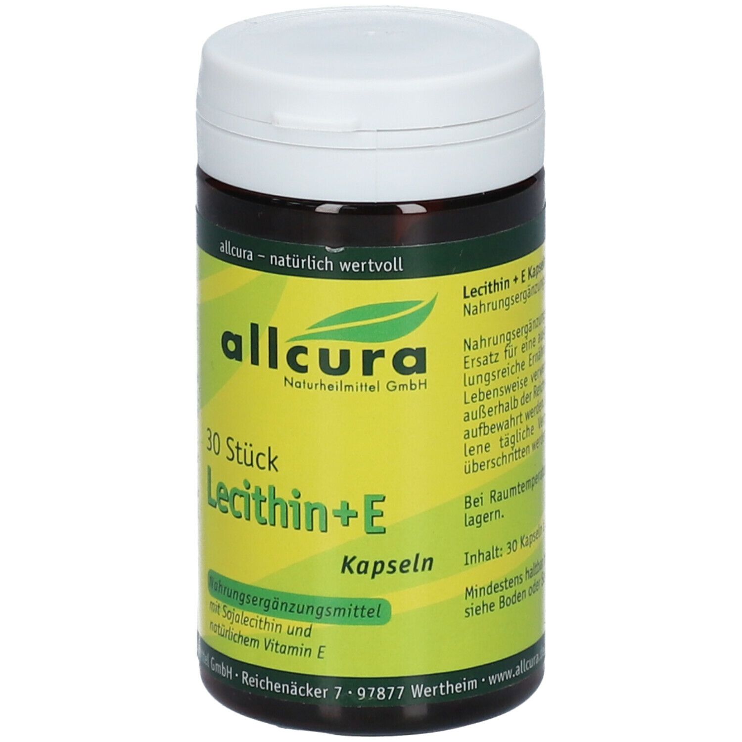 allcura Lecithin Kapseln + Vitamin E Kapseln