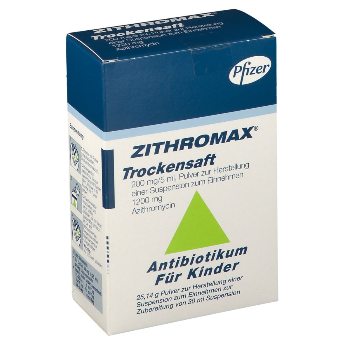 ZITHROMAX® Trockensaft 1200 mg Kinder