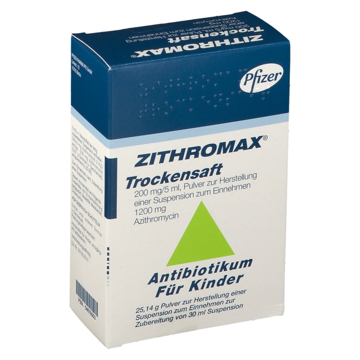 ZITHROMAX® Trockensaft 1200 mg Kinder