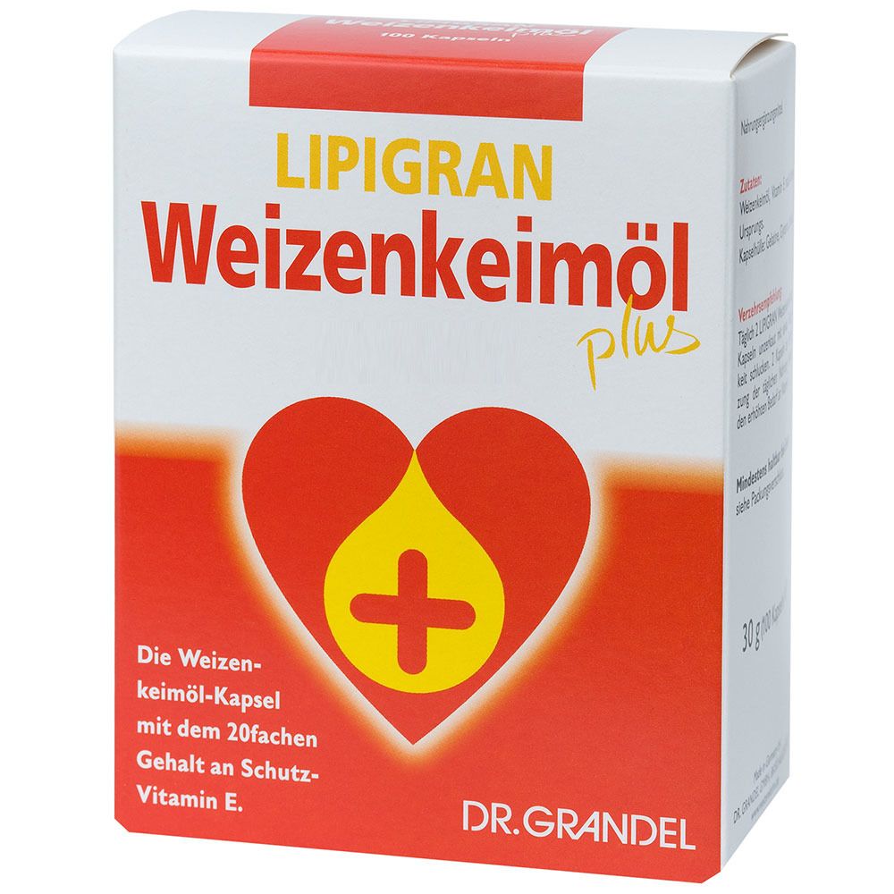 Lipigran Weizenkeimöl plus Kapseln Dr. Grandel