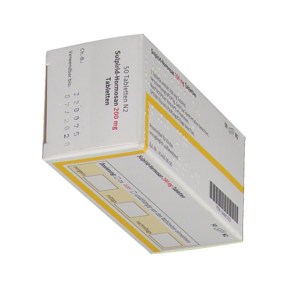 SULPIRID Hormosan 200 mg Tabletten