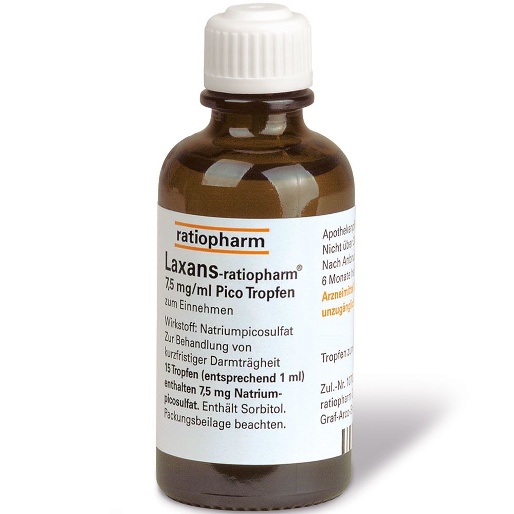Laxans-ratiopharm® 7,5 mg/ml Pico Tropfen