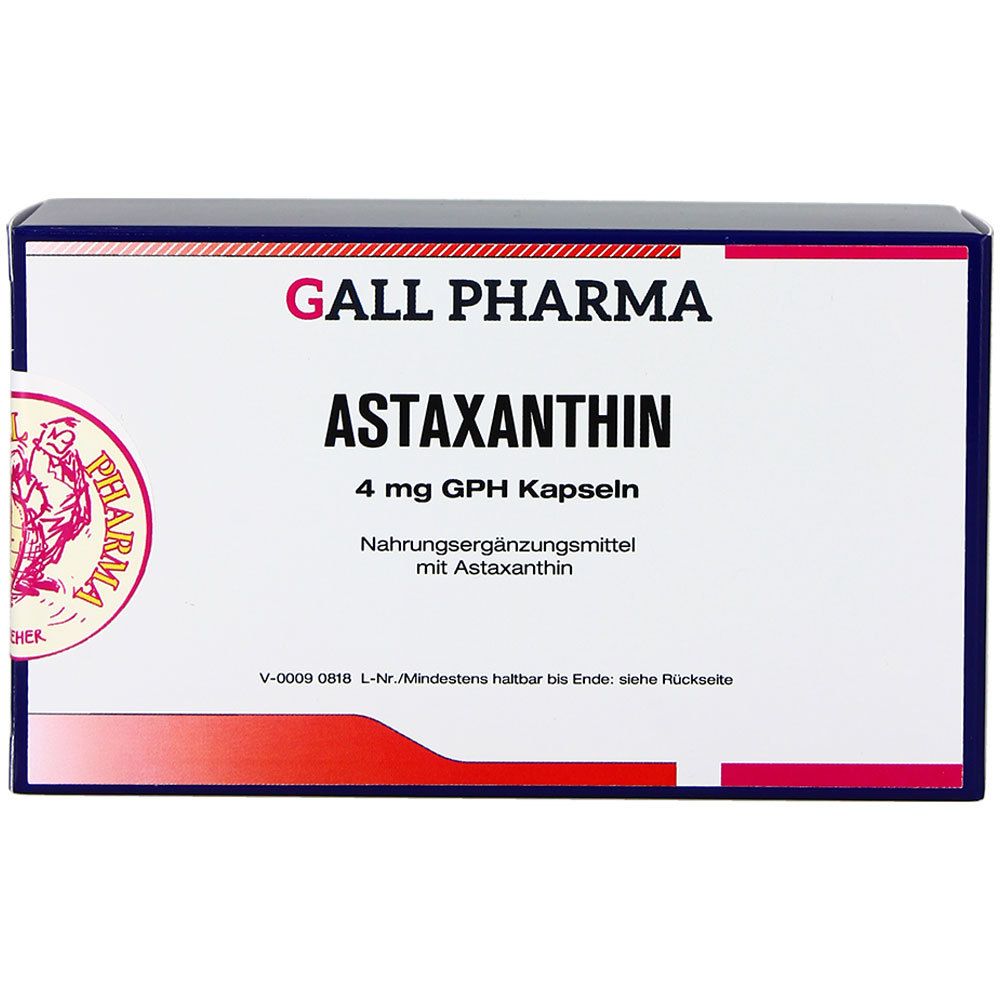 GALL PHARMA Astaxanthin 4 mg GPH Kapseln