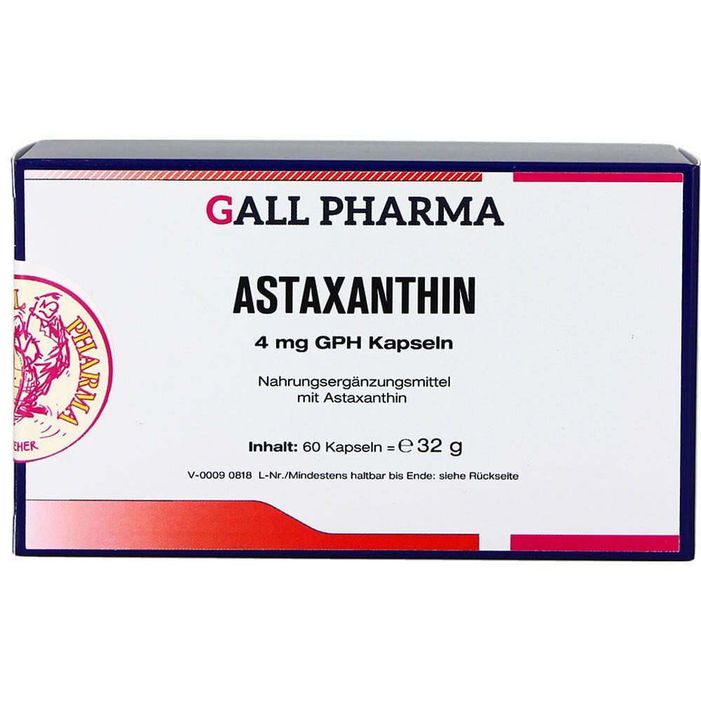 GALL PHARMA Astaxanthin 4 mg GPH Kapseln