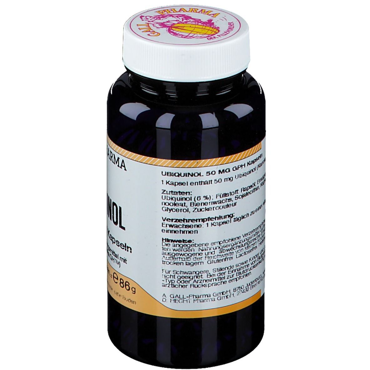 GALL PHARMA Ubiquinol 50 mg GPH