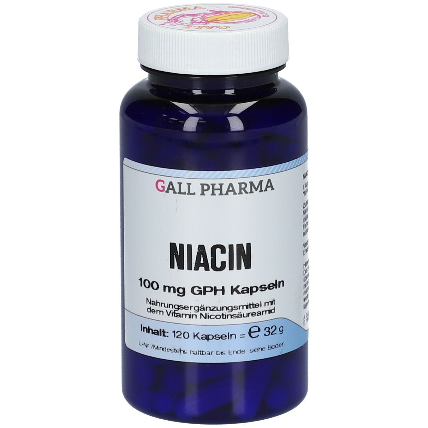 Niacin 100 mg GPH Kapseln