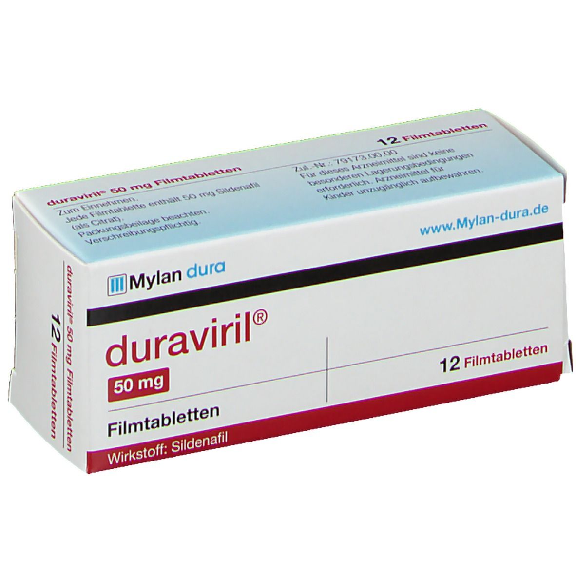 Duraviril 50 mg Filmtabletten 12 St