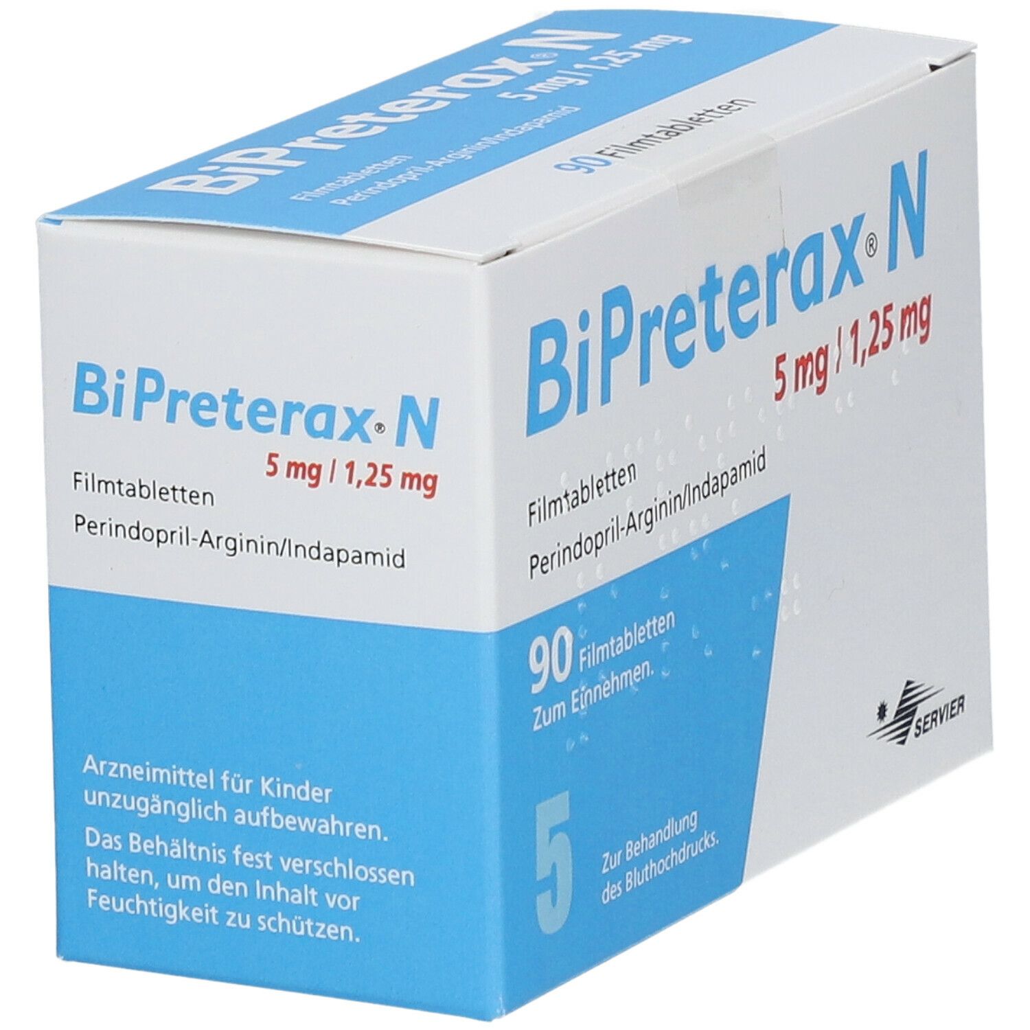BIPRETERAX N 5 mg/1.25 mg