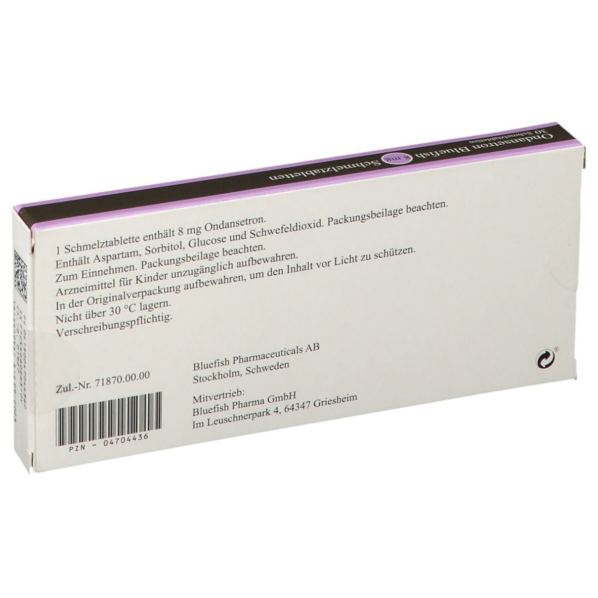 Ondansetron Bluefish 8 mg