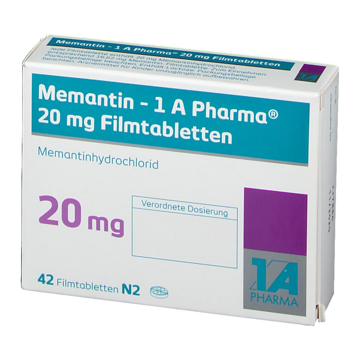 Memantin - 1 A Pharma® 20 mg