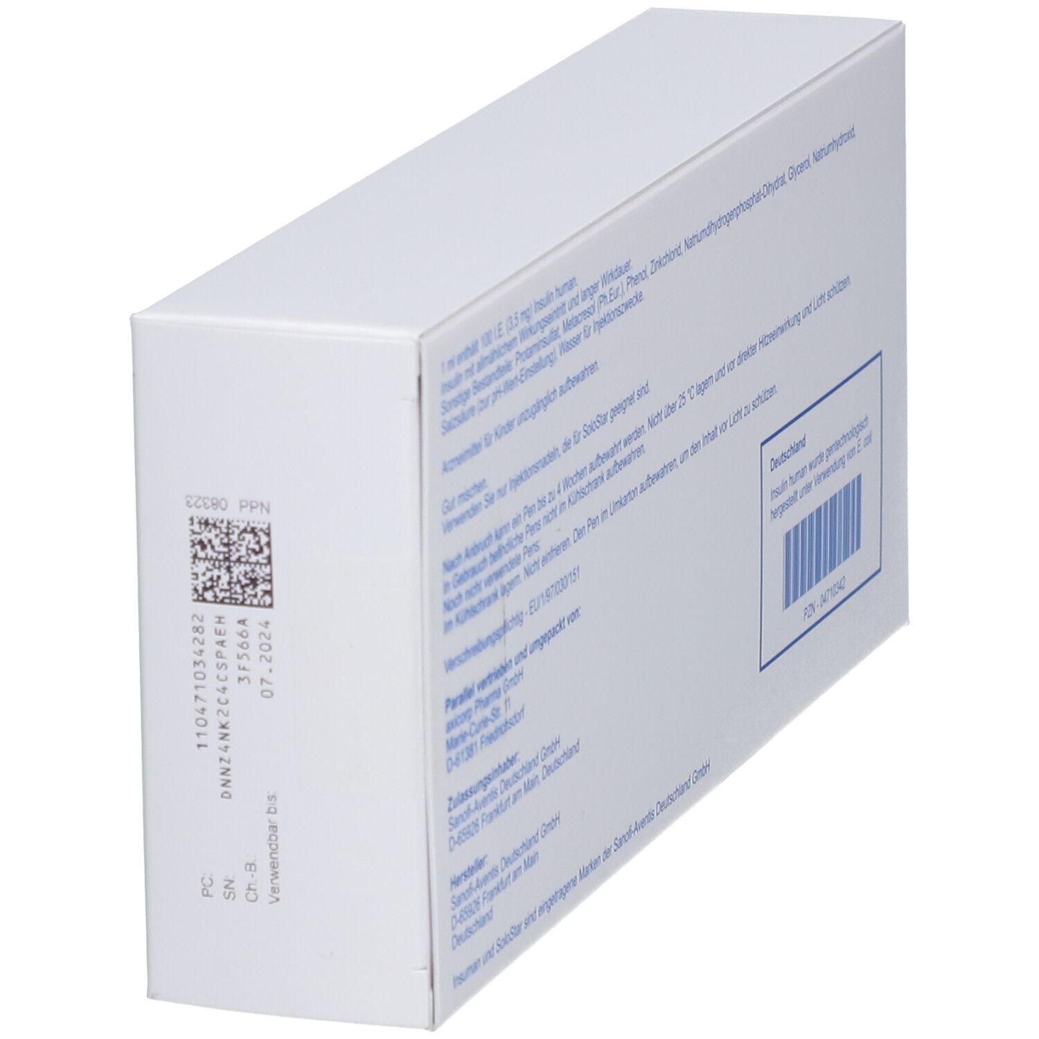 Insuman Basal 100 I.E./ml SoloStar