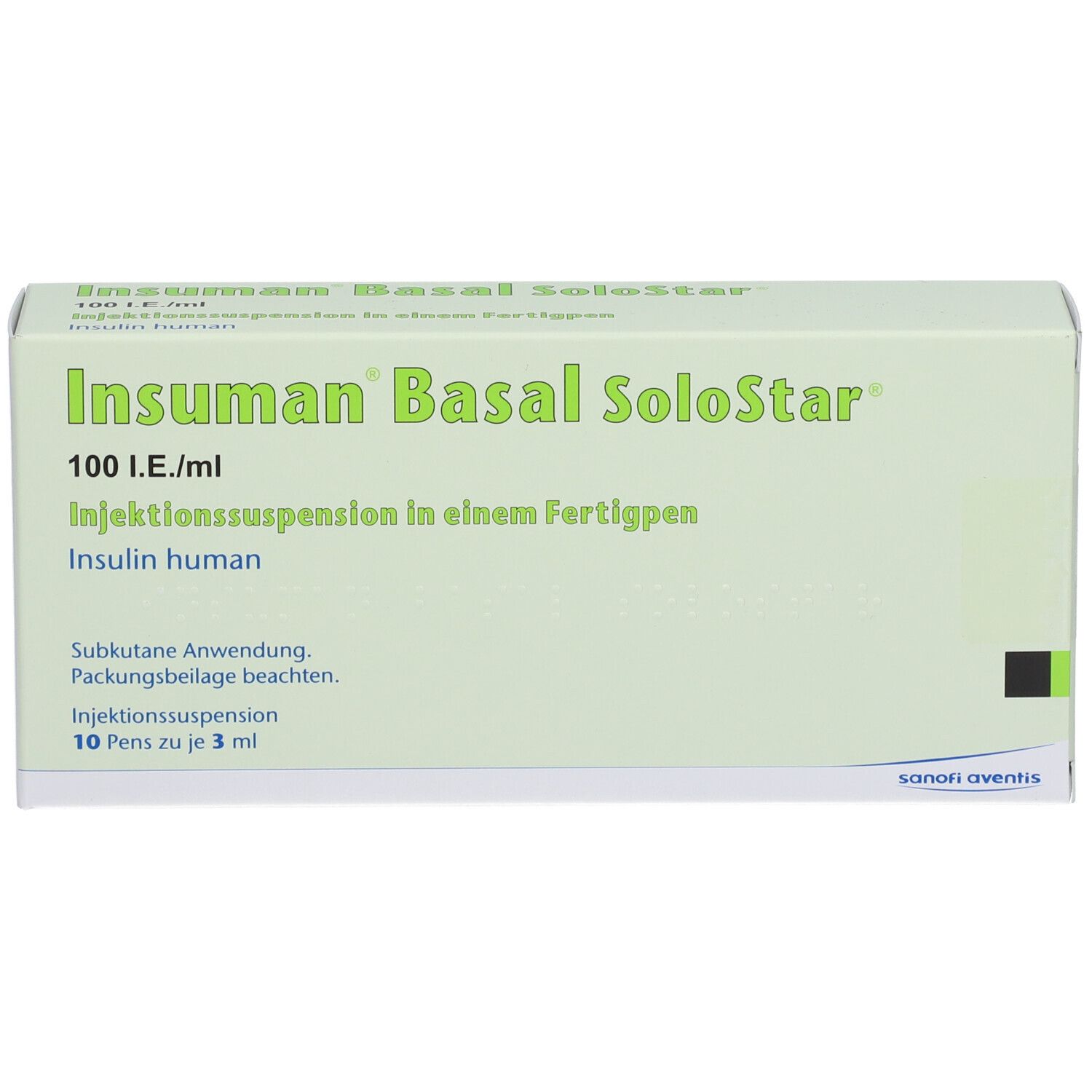 Insuman Basal 100 I.E./ml SoloStar