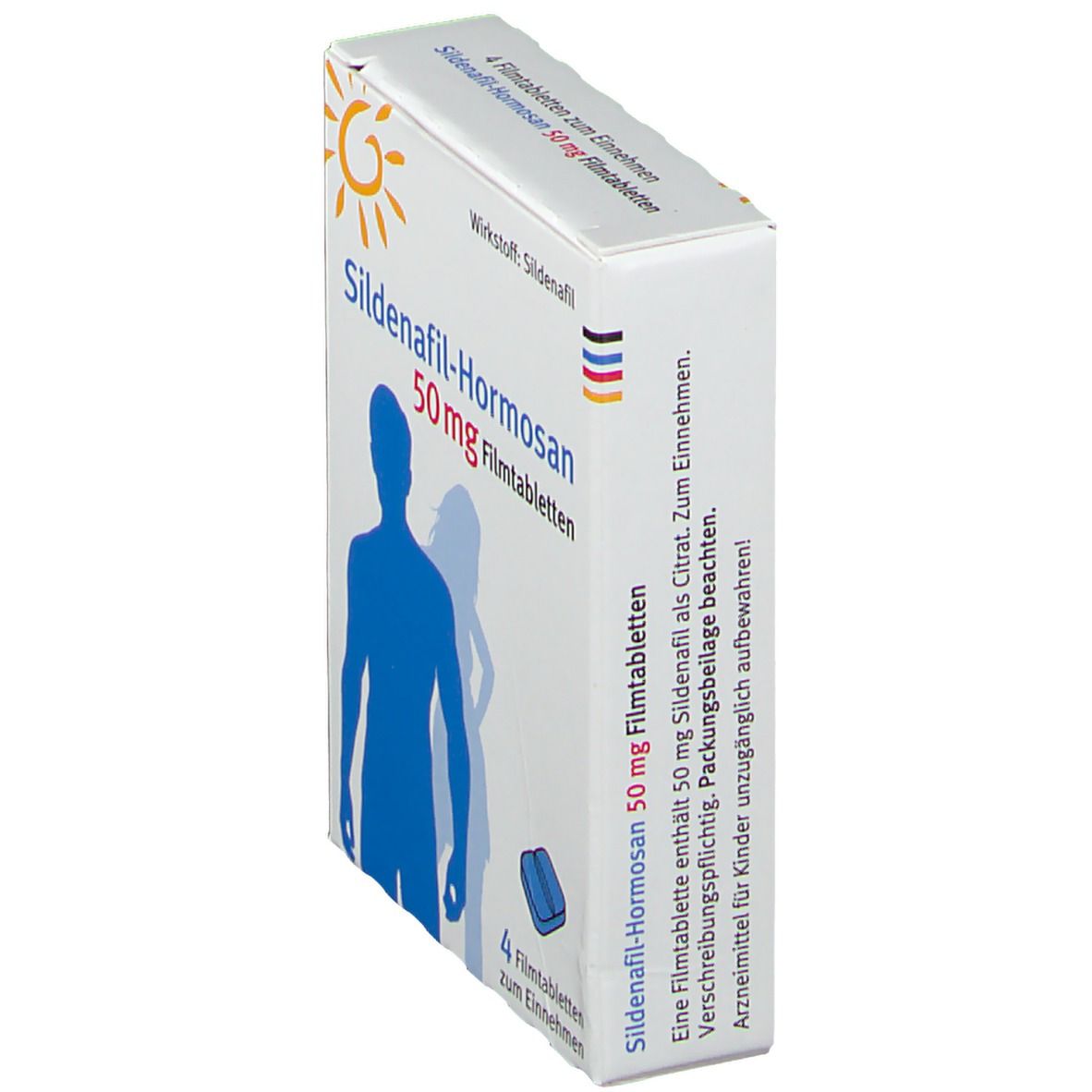 SILDENAFIL-Hormosan 50 mg Filmtabletten 4 St