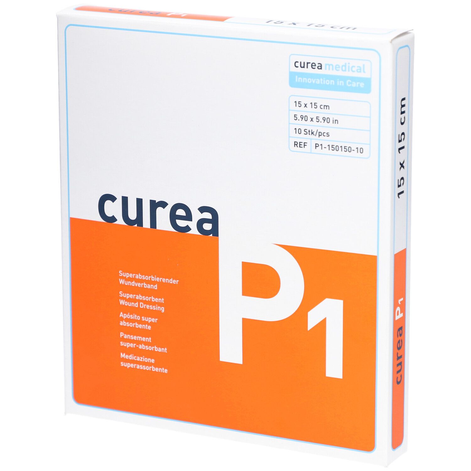 curea P1 Superabsorbierender Wundverband 15 x 15 cm