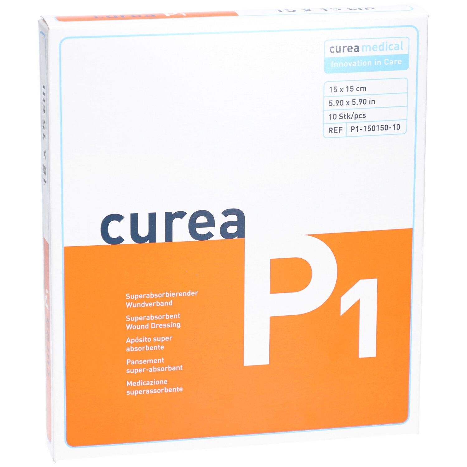 curea P1 Superabsorbierender Wundverband 15 x 15 cm